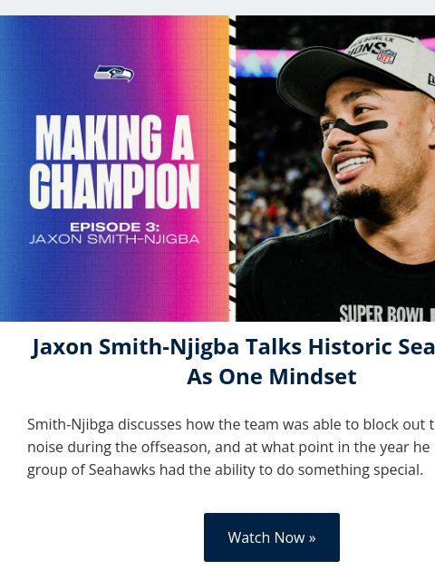seahawksemail newsletter: JSN Talks Historic Season, 12 As One Mindset