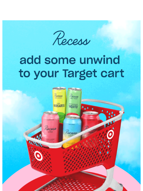 takearecess newsletter: Target run? say less