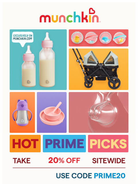 munchkin newsletter: Prime Day starts TODAY