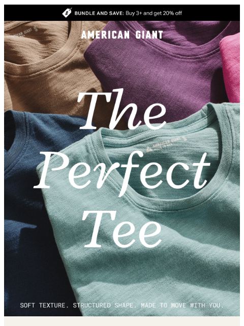 american-giant newsletter: Women's Premium Slub Tee