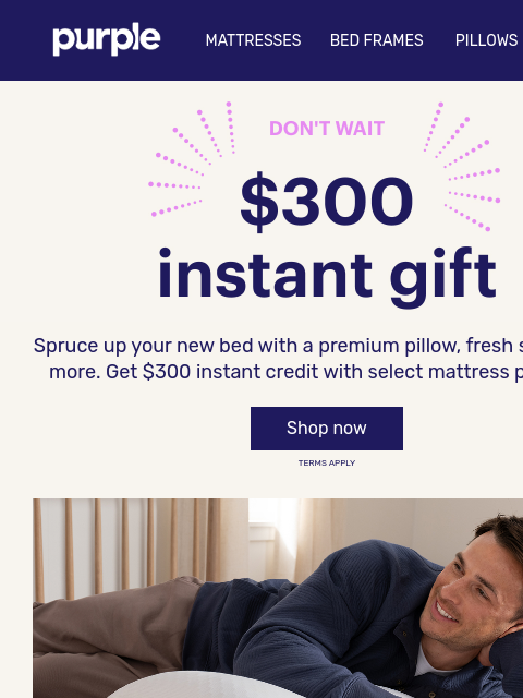 purple newsletter: Your gift is waiting for a limited time