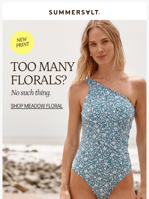 summersalt newsletter: More Florals, Please