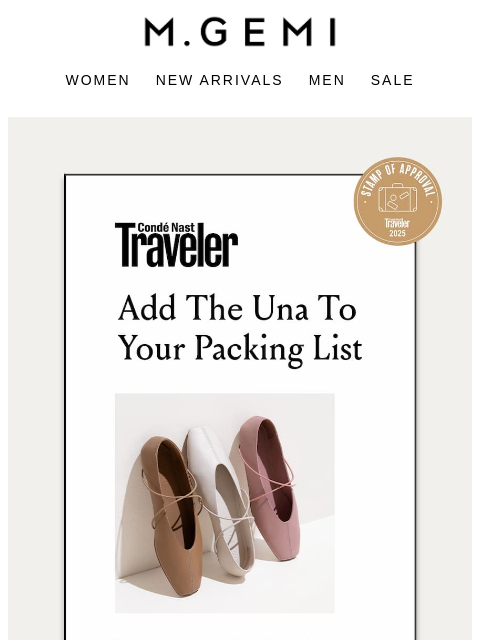 mgemi newsletter: The Una Is Travel-Editor Approved