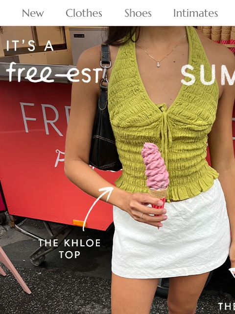 freepeople newsletter: We spotted free-est on you 🔍🔆