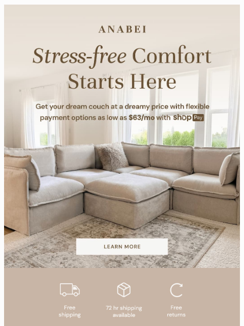 anabei newsletter: Financing available today  ✅
