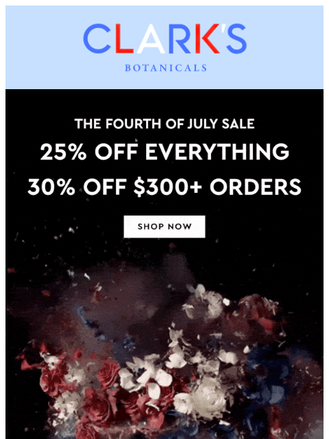 clarksbotanicals newsletter: Up to 30% Off Your Skin Reset