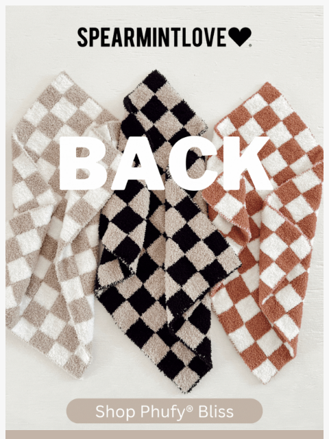 spearmintlove newsletter: ✨ We brought it back - just for you!