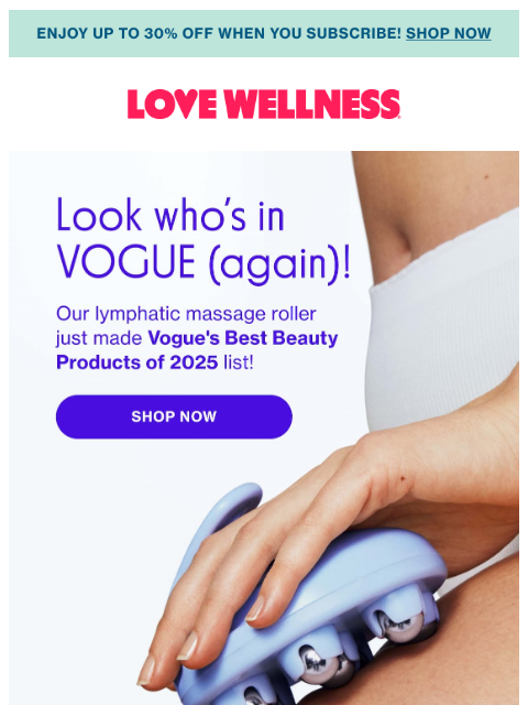 lovewellness newsletter: 🏆 Vogue's Best Beauty Products of 2025!