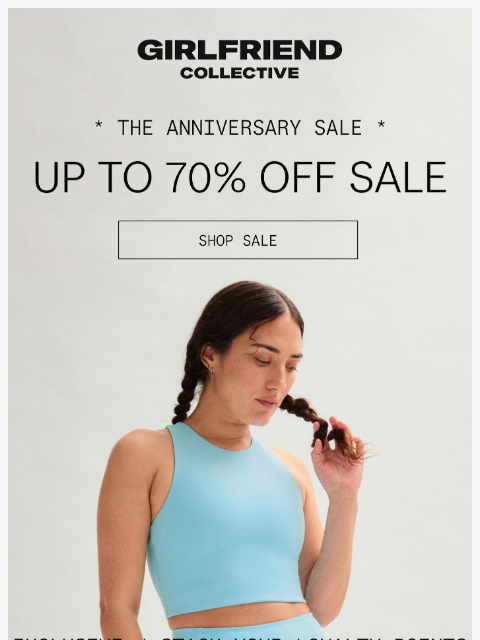 girlfriend newsletter: SALE: SHOP BY YOUR SIZE