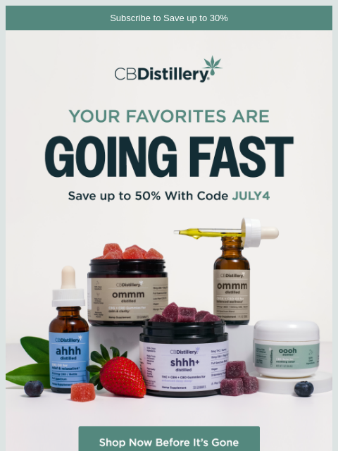 thecbdistillery newsletter: Customers ❤️ these CBD essentials (now up to 50% o...