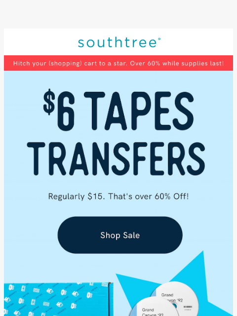 southtree newsletter: You didn't want 60% off??