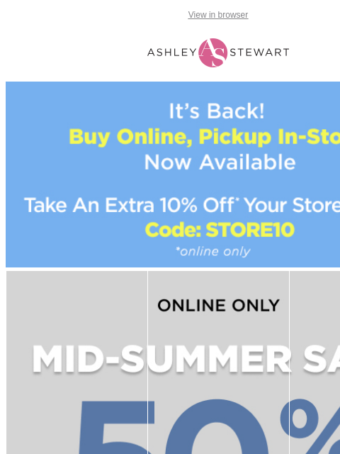 ashleystewart newsletter: Summer style, simplified ☀️👗