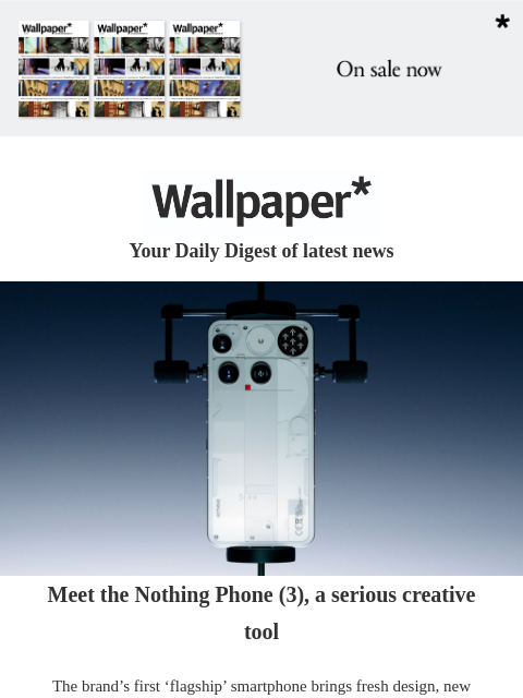 futureplc newsletter: Dial into the Nothing Phone (3)