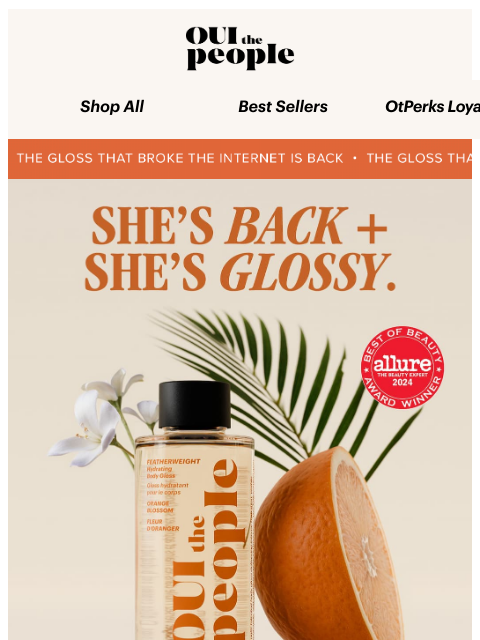 ouithepeople newsletter: Finally Back in Stock 🧡