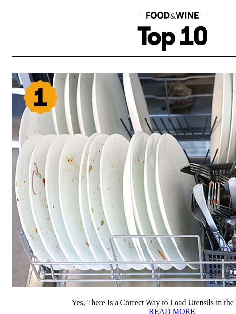 foodandwine newsletter: The Correct Way to Load Utensils in Your Dishwashe...