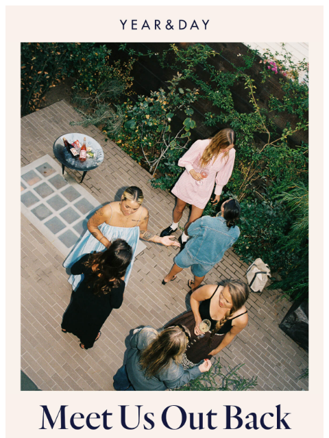 yearandday newsletter: How to host a backyard bash