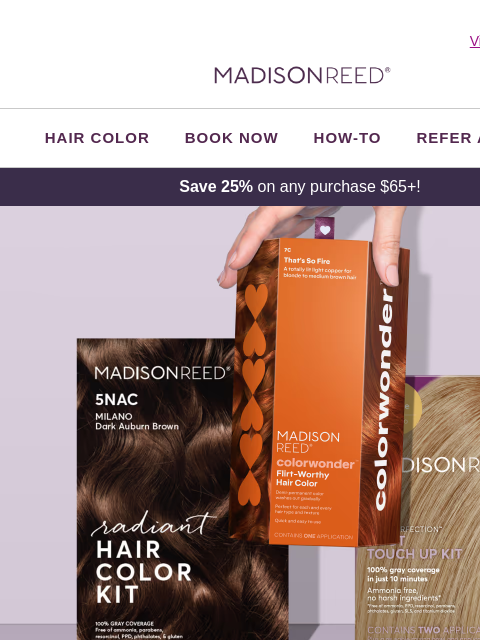 madison-reed newsletter: 💜 Our Color is Dermatologist-Tested + It Shows!