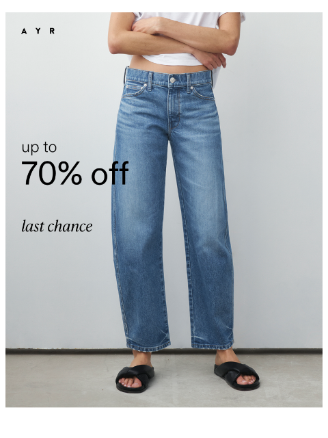 ayr newsletter: *the* jeans on sale