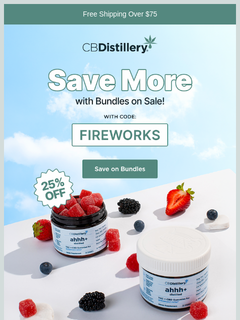 thecbdistillery newsletter: Save More with Bundles on Sale!