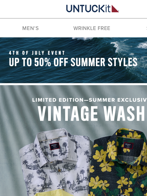 untuckit newsletter: New look, feels like an old favorite!