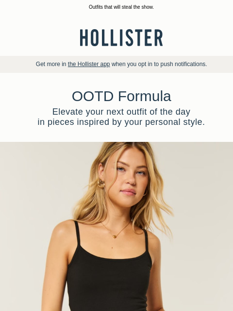 hollisterco newsletter: These belong on the set list 🎫