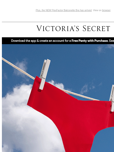 victoriassecret newsletter: 10/$40 Panties Starts *NOW*