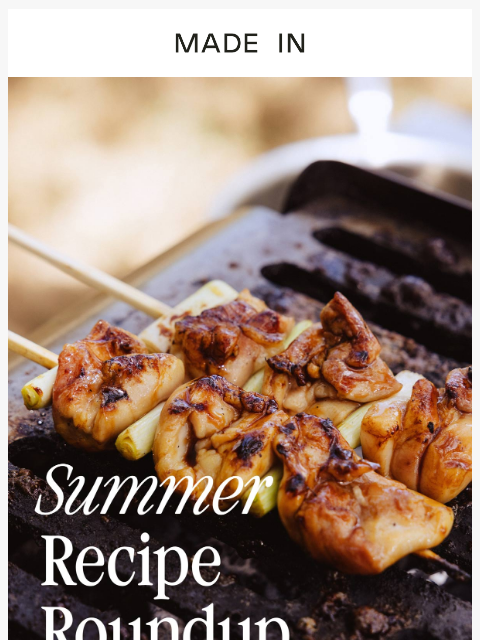 madeincookware newsletter: Your Summer Cooking List