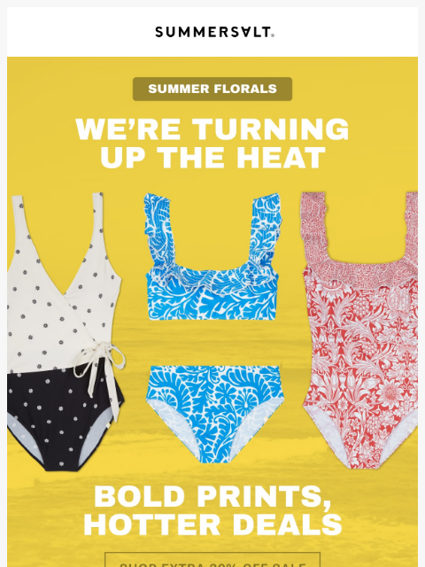 summersalt newsletter: Prints! Up to 75% OFF