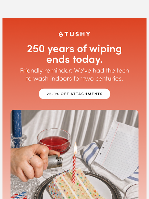 hellotushy newsletter: Wash like a hero with up to 25.0% off! 🌊