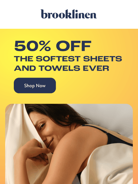 brooklinen newsletter: EXCLUSIVE COOL JULY 4TH SAVINGS ARE HERE