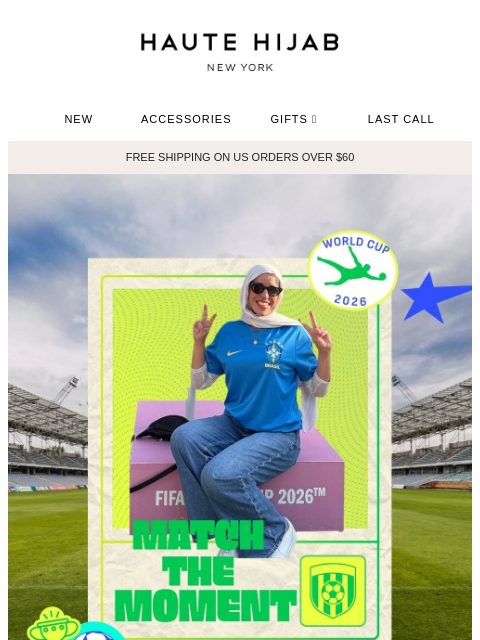 hautehijab newsletter: Match the moment ⚽