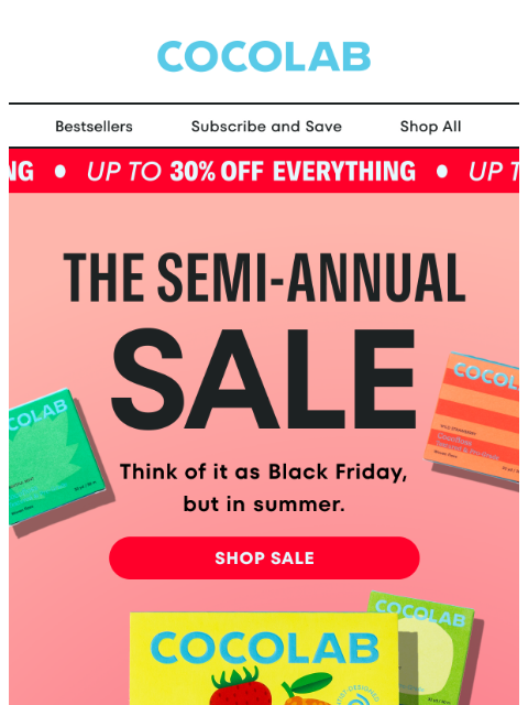 cocolab newsletter: Your dentist’s favorite sale