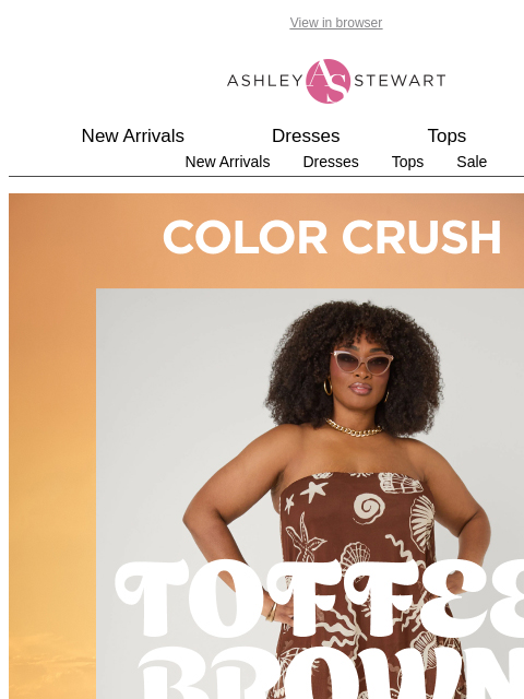 ashleystewart newsletter: ENDS TOMORROW: 50% OFF DRESSES & TOPS