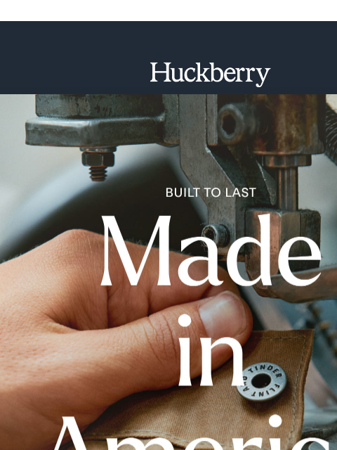 huckberry newsletter: Our #1 American-Made T-Shirt