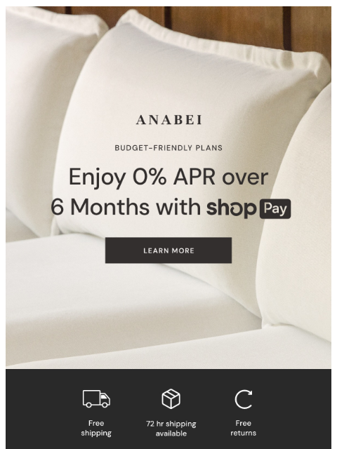 anabei newsletter: Financing available today  ✅