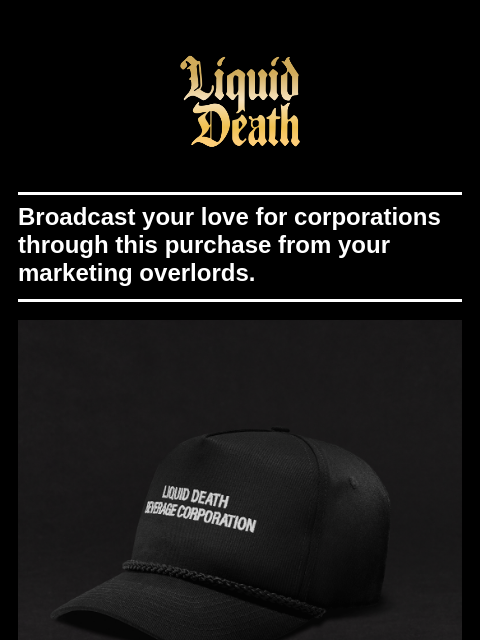 Broadcast your love for corporations through this purchase from your marketing overlords. ͏ ͏ ͏ ͏ ͏ ͏ ͏ ͏ ͏ ͏ ͏ ͏ ͏ ͏ ͏ ͏ ͏ ͏ ͏ ͏ ͏ ͏ ͏ ͏ ͏ ͏ ͏ ͏ ͏ ͏ ͏ ͏ ͏ ͏ ͏ ͏ ͏ ͏ ͏ ͏ ͏ ͏ ͏ ͏ ͏ ͏ ͏ ͏ ͏ ͏ ͏ ͏ ͏ ͏ ͏ ͏