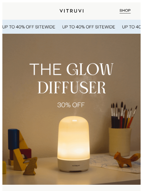 Brighten your home with the Glow Diffuser, available at 30% off during our 4th of July Flash Sale. ͏ ͏ ͏ ͏ ͏ ͏ ͏ ͏ ͏ ͏ ͏ ͏ ͏ ͏ ͏ ͏ ͏ ͏ ͏ ͏ ͏ ͏ ͏ ͏ ͏ ͏ ͏ ͏ ͏ ͏ ͏ ͏ ͏ ͏ ͏ ͏ ͏ ͏ ͏ ͏ ͏ ͏ ͏ ͏ ͏ ͏ ͏ ͏ ͏ ͏ ͏