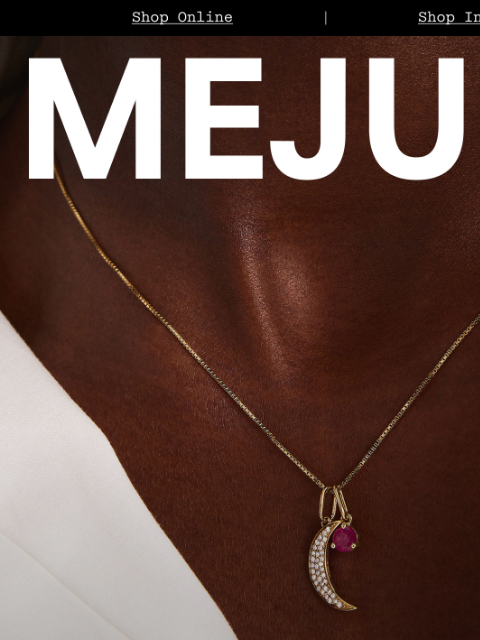 mejuri newsletter: Rubies for July
