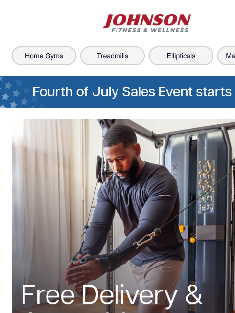 johnsonfit newsletter: The 4th of July Sales Event starts now!