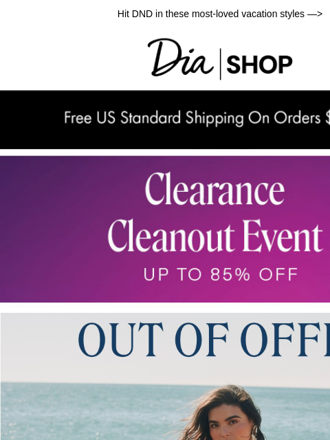 dia newsletter: The Out of Office Edit ✈️