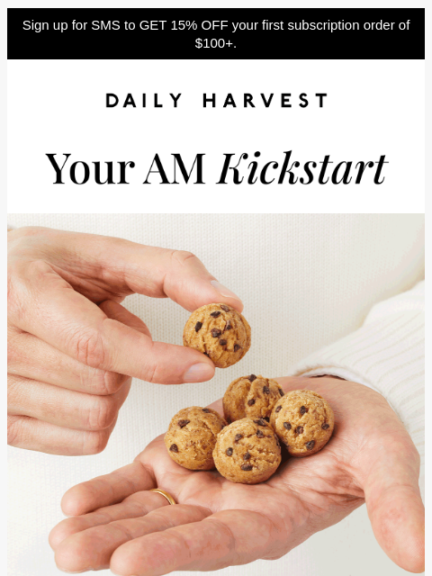daily-harvest newsletter: Brownies for breakfast?
