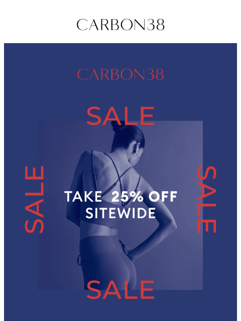 carbon38 newsletter: We've never met a sale we didn't like...