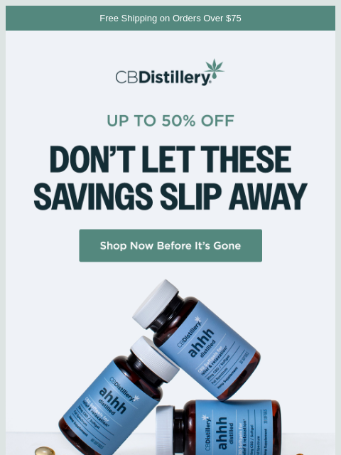 thecbdistillery newsletter: 🚨 Last Day to Save: 4th of July Sale
