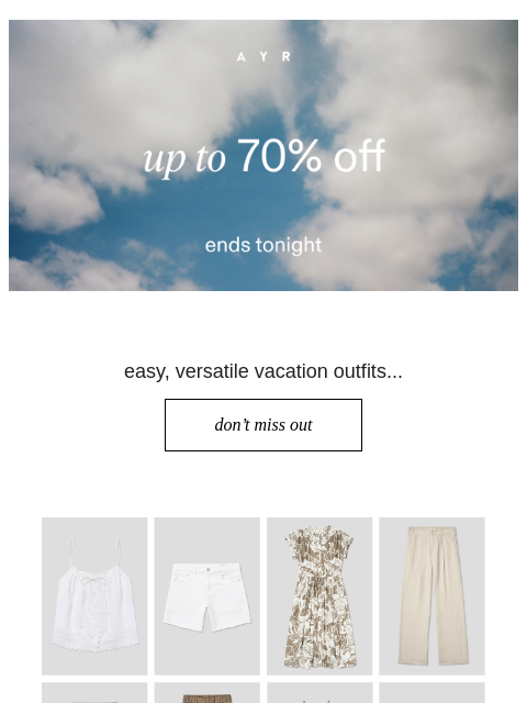 ayr newsletter: summer’s best sale ends in 3, 2...
