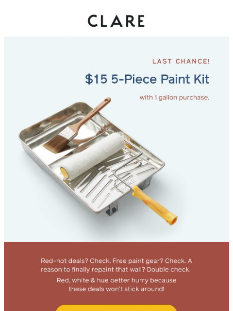 clare newsletter: 🚨 Sale still happening!