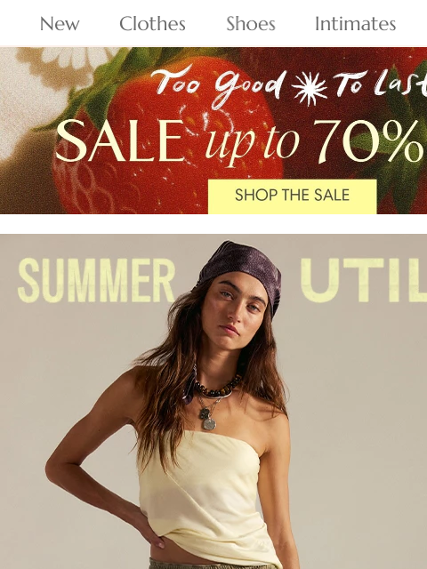freepeople newsletter: Open for 🌿🤎🔗💚