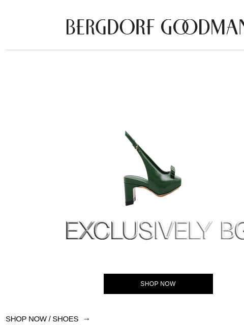 bergdorfgoodman newsletter: Exclusively BG: Standout Pieces