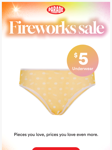 yourparade newsletter: Psst... those faves you love—they're on sale