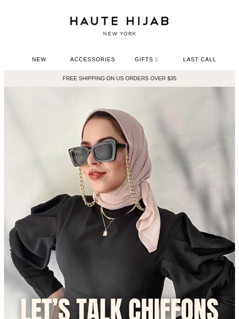 hautehijab newsletter: Let's talk chiffons 💅