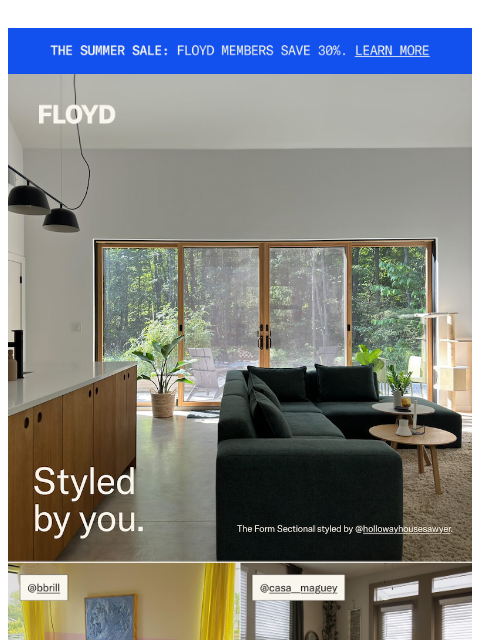 floydhome newsletter: Summertime Relaxation